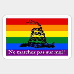 Ne marchez pas sur moi ! Gadsden Drapeau Sticker